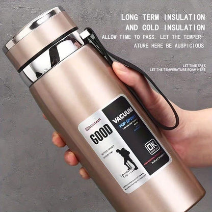 Stainless Steel Thermos Bottle – Hot & Cold Drink Flask