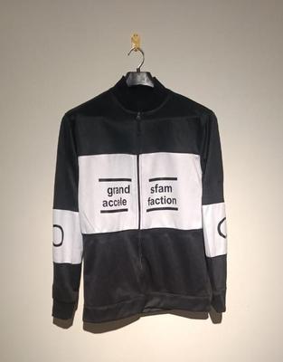 Men’s Zip-Up Casual Jacket – Black & White / Dark Grey Stylish Winter Sweatshirt