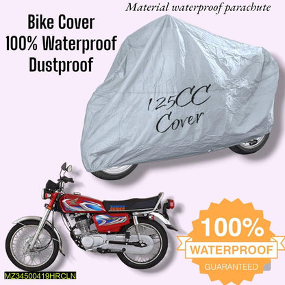 125CC Bike Waterproof Parachute Cover – Dustproof Motorcycle Protection