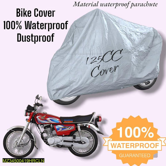 125CC Bike Waterproof Parachute Cover – Dustproof Motorcycle Protection