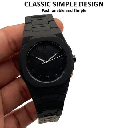 Arabic Aura Watch Black – Stylish Arabic Dial Luxury Watch for Men